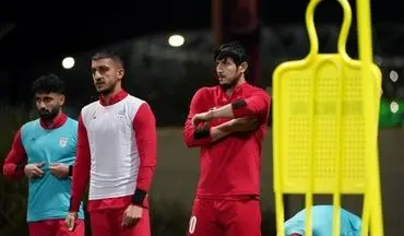 برگزاری آخرین تمرین تیم ملی  پیش از بازی با فلسطین