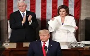 حاشیه‌های پررنگ‌تر از متن در نطق سالانه ترامپ در کنگره