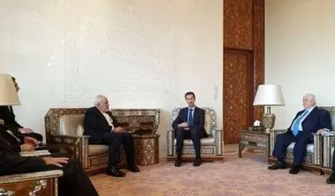  ظریف با بشار اسد دیدار کرد