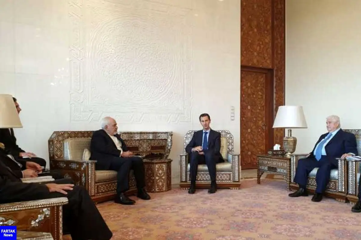  ظریف با بشار اسد دیدار کرد