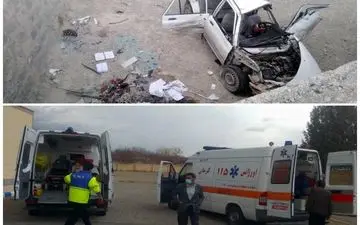 سقوط پراید از روی پُل در گلباف ۶  کشته و مصدوم برجای گذاشت