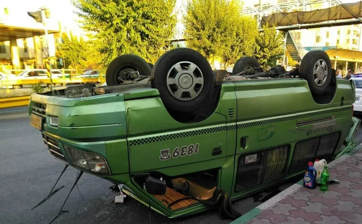 واژگونی خودروی سواری در بابل چهار مصدوم بر جا گذاشت
