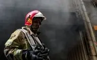 5 زن و مرد و کودک در محاصره آتش سوزی وحشت آور یک خانه در درچه خمینی شهر
