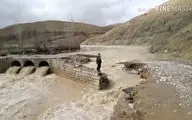 سیل پل روستای «مرادآباد گل گل» دلفان را تخریب کرد