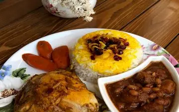 این خورش خیلی خوشمزه و ساده و سریعه| خورش مرغ و گردو و آلو  