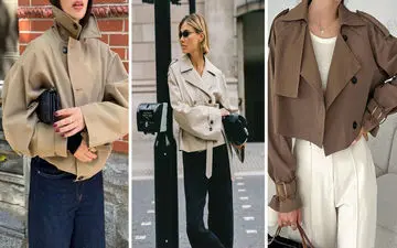 4 استایل متفاوت با بارانی کوتاه: ظاهری شیک و مدرن برای روزهای پاییزی