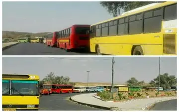 تداوم ارائه  خدمات ناوگان فعال اتوبوسرانی شهر کرمانشاه  در مرز خسروی 