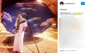 عکس جالب یوسف تیموری با دشداشه در آبادان +عکس