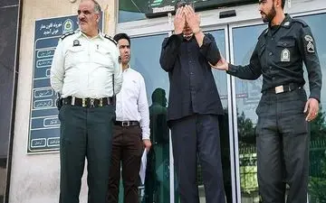 لحظه هولناک سرقت مسلحانه از بانک ملی تهران و دستگیری سارق + عکس