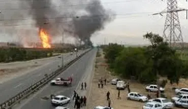  ۱۰ کشته و زخمی بر اثر انفجار خط لوله نفت در مسیر اهواز به رامهرمز