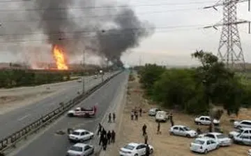  ۱۰ کشته و زخمی بر اثر انفجار خط لوله نفت در مسیر اهواز به رامهرمز