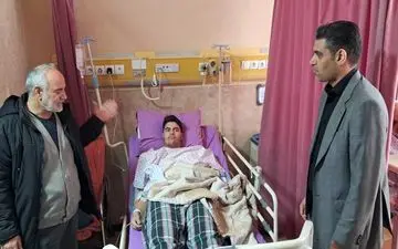 عیادت مدیرعامل پرسپولیس از مجروحان حملات آمریکایی - صهیونی 