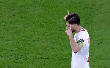 گل دوم ایران به قطر توسط جهانبخش (پنالتی) | فیلم