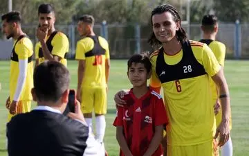 حضور یک میهمان ویژه در تمرین امروز تراکتور