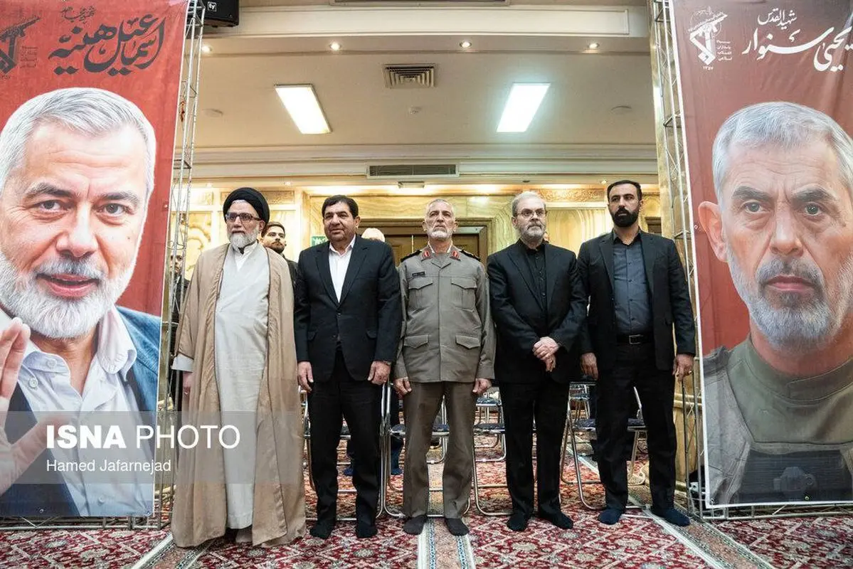 مراسم بزرگداشت شهید «سید هاشم صفی‌الدین» در تهران به روایت تصویر