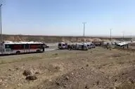 واژگونی مرگبار اتوبوس در اتوبان قمـ تهران