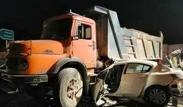 3کشته در اثر بی‌احتیاطی راننده کامیون در آزادراه زنجان- قزوین 