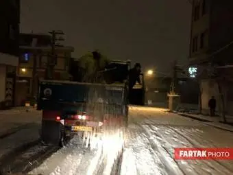 برف در تهران