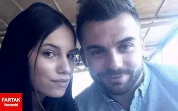 تیپ جالب همسر سنگربان پرسپولیس+عکس