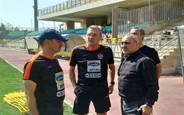 حضور گرشاسبی در رختکن پرسپولیس و صحبت با برانکو