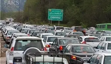 ترافیک سنگین محور ساری- کیاسر را قفل کرد