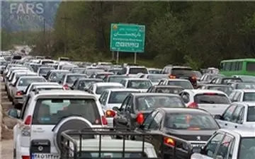 ترافیک سنگین محور ساری- کیاسر را قفل کرد