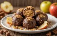 طرز تهیه  ترافل سیب | دسر خوشمزه و مقوی