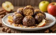طرز تهیه  ترافل سیب | دسر خوشمزه و مقوی