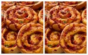 طرز تهیه پیتزا حلزونی؛ اسنک خوشمزه و ترد با سس مخصوص خانگی