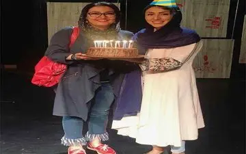 تیپ متفاوت آناهیتا همتی در جشن تولدش! + عکس