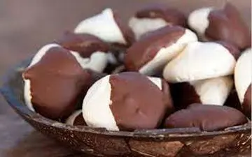 شیرینی خوش طعم و جدید | دستور پخت  شیرینی پفکی با خامه شکلاتی