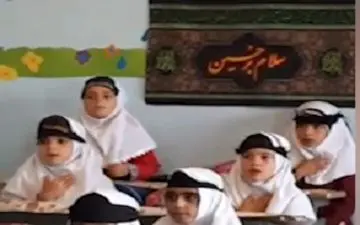 نوحه‌خوانی زیبای دختربچه در روستای "نمرور" + فیلم 