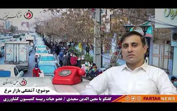 وزیر قول داده اند تا قبل از آغاز ماه مبارک رمضان بخش اعظمی از مشکلات بازار مرغ را مرتفع کنند