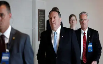 پیش از انتقال سفارت به قدس، پامپئو با رئیس سازمان اطلاعات فلسطین دیدار کرده بود