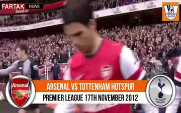 بازی خاطره انگیز آرسنال 5 - تاتنهام 2 در سال 2012 + فیلم