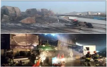 مهار حریق در کارخانه نورد آلومینیوم اراک 
