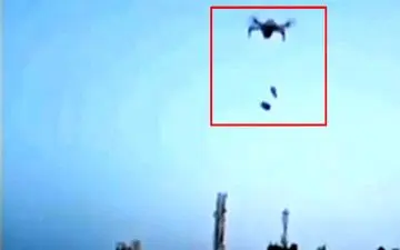 وسوسه کاسبی با پهپاد کار دست دو خلافکار هندی داد!