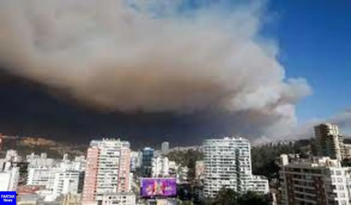 وقوع آتش‌سوزی در ۹۲ منطقه از سراسر شیلی