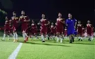 نخستین تمرین تیم ملی فوتبال ایران در قطر