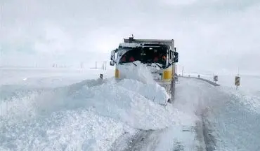  در پی بارش برف؛ اکثر محورهای اصلی استان اردبیل مسدود شد