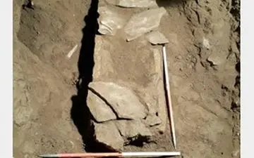 کشف اسکلت زن ومرد مربوط به دوره اشکانیان