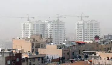 گردوخاک و باد شدید در تهران