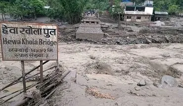 بارش‌های سیل‌آسا در شرق نپال؛ یک کشته و ۲۵ مفقود تاکنون