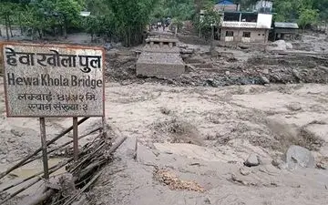 بارش‌های سیل‌آسا در شرق نپال؛ یک کشته و ۲۵ مفقود تاکنون