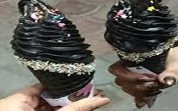 مضرات بستنی زغالی برای سلامت