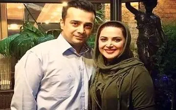 تصویری از همسر قد بلند سپند امیر سلیمانی | تصویری دیده نشده از همسر سپند امیر سلیمانی