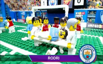 مصدومیت‌های بی شمار در فوتبال اروپا با لگو + ویدئو