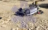 واژگونی سواری پژو در شهرستان چوار