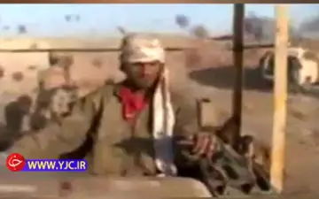 لحظه دردناک اصابت گلوله به سر رزمنده‌ +فیلم 