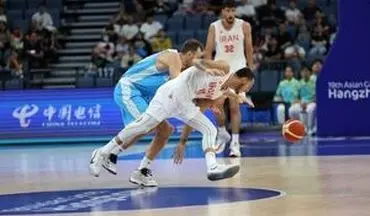 تیم ملی بسکتبال ایران حذف شد